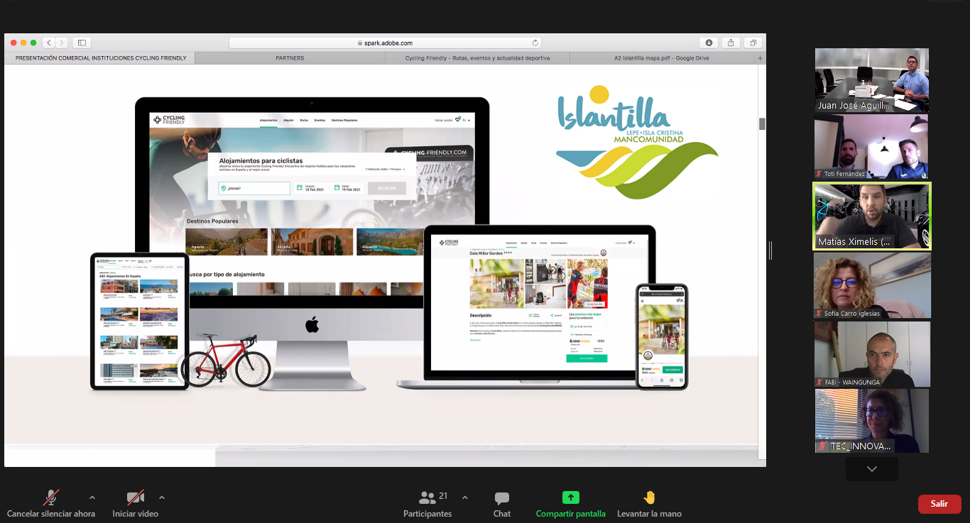 Encuentro de empresarios en torno al Proyecto ‘Islantilla, destino Cycling Friendly’