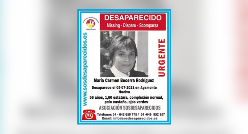 Buscan a una mujer desaparecida en Ayamonte