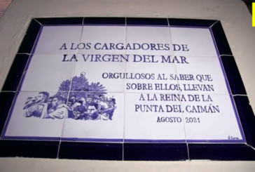 Inauguración en Isla Cristina del Monolito dedicado a los Costaleros de la Virgen del Mar