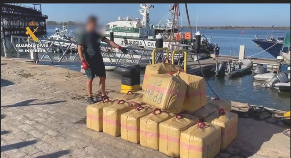 Un detenido tras intervenir 31 fardos de hachís en una embarcación pesquera en Punta Umbría