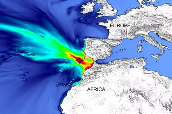 45 minutos y 12 metros de altura: la ola que podría ‘sepultar’ la costa occidental de Andalucía