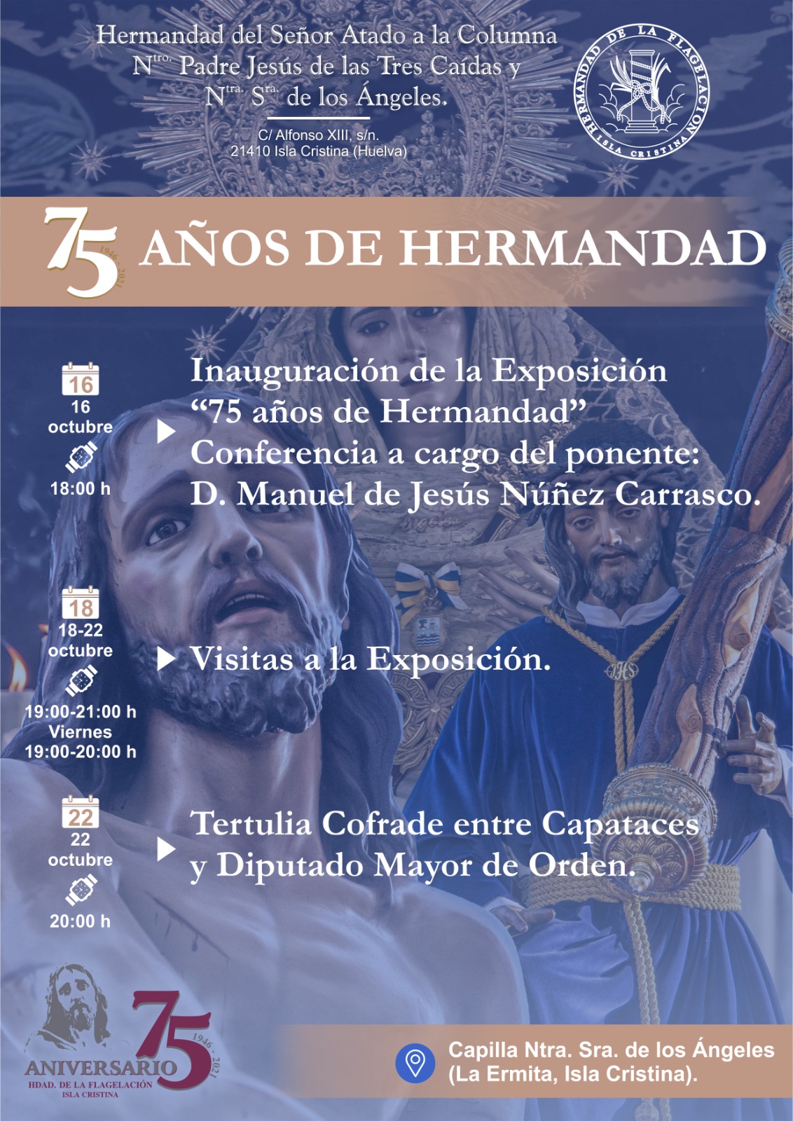 Exposición en Isla Cristina: “75 Años de Hermandad”