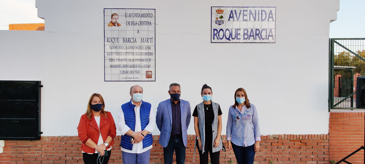 Finalizan los actos del Bicentenario del nacimiento de Roque Barcia en Isla Cristina