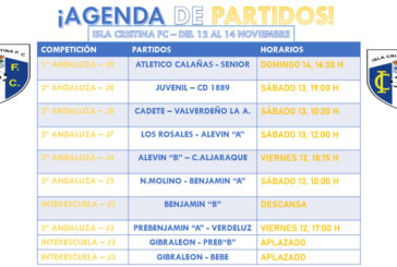 Agenda futbolera Isla Cristina FC