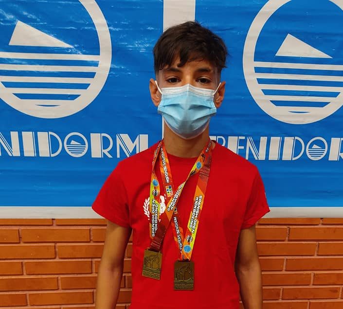Oro y Plata para el luchador isleño Miguel Pérez González en el Spanish Open 2021