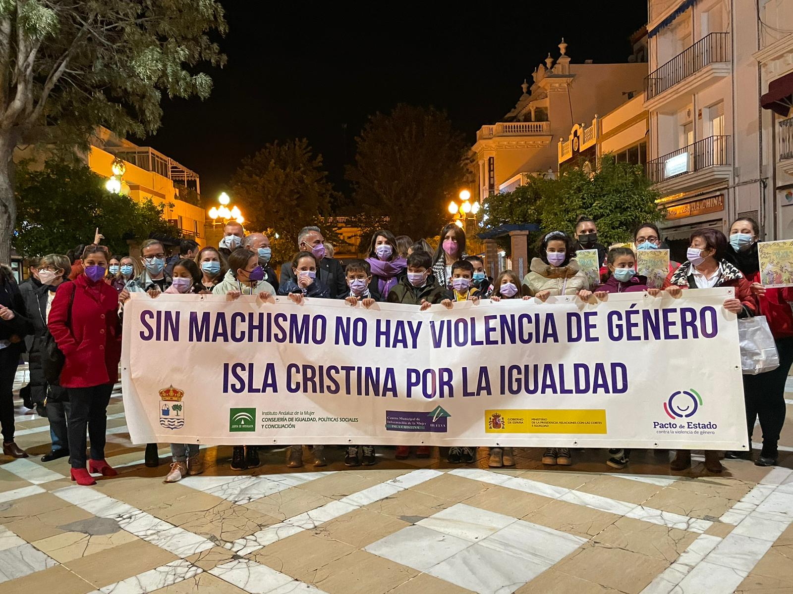 Actos 25N, celebrado en Isla Cristina contra la Violencia hacia las Mujeres
