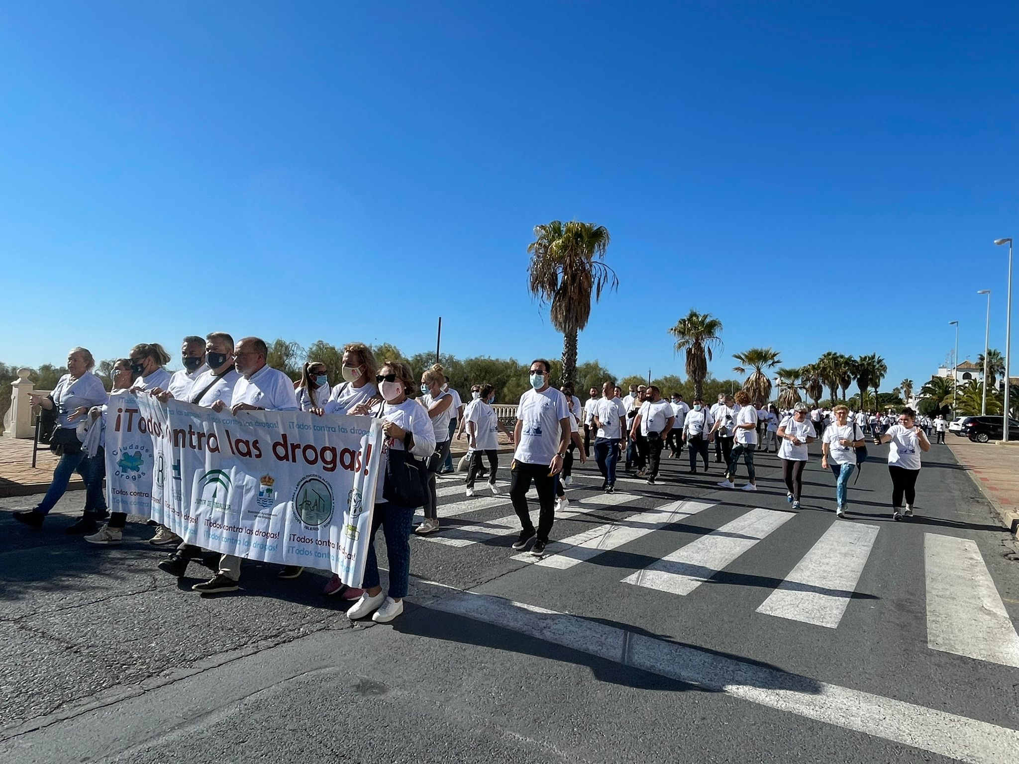 La Marcha contra las adicciones recorre de nuevo Isla Cristina