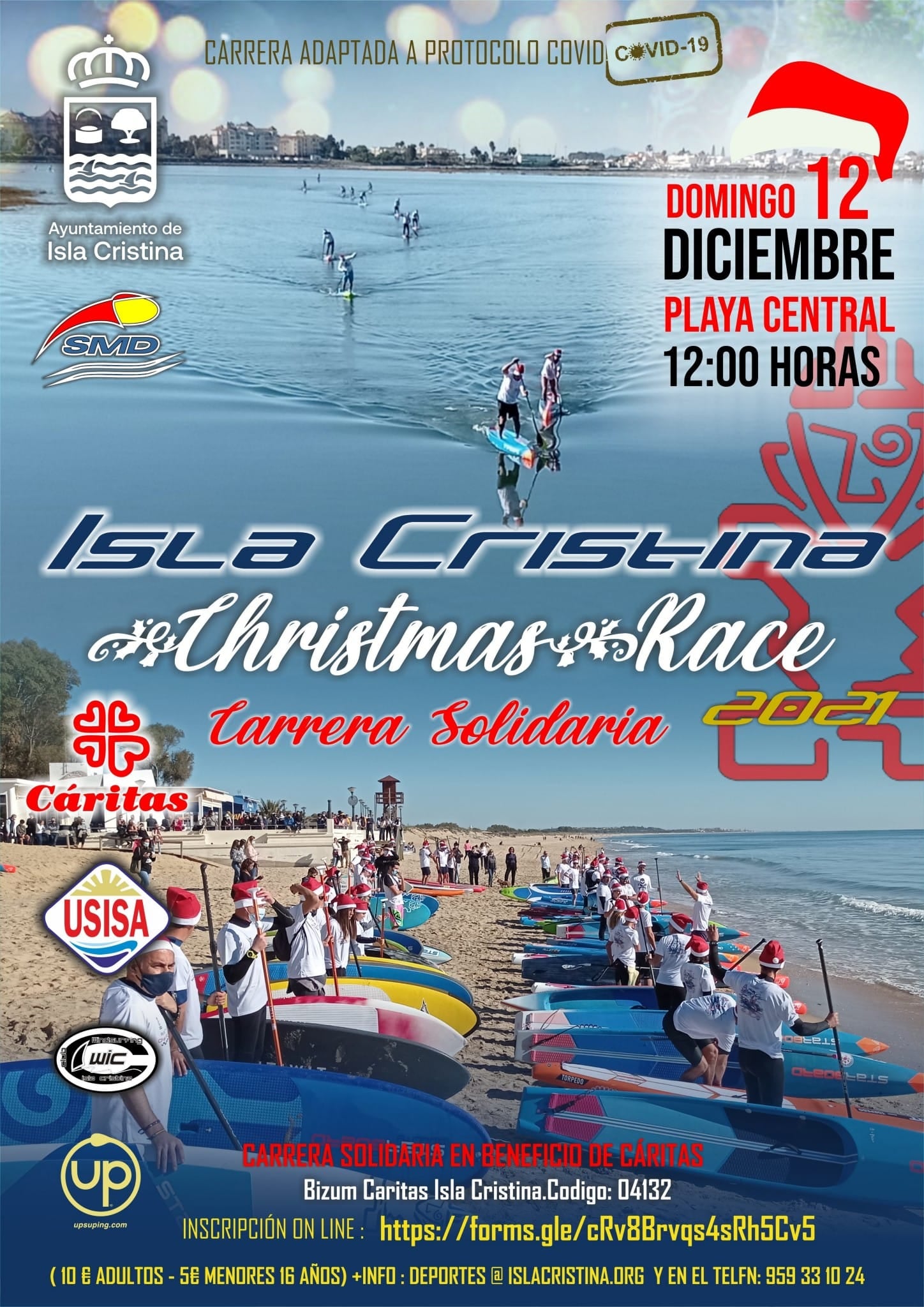 Isla Cristina acoge la Carrera solidaria Christmas Race 2021
