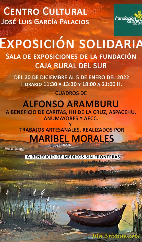 Exposición solidaria de Alfonso Aramburu y Maribel Morales desde este lunes en Fundación Caja Rural del Sur