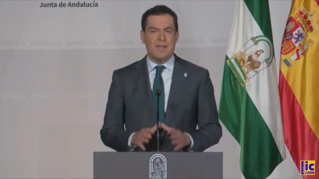El presidente de la Junta de Andalucía comparece tras la Conferencia de Presidentes Autonómicos.