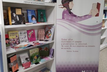 El proyecto “Viblioletas” de Diputación se enriquece con el envío de 12 nuevos títulos a los espacios de lectura feminista de la provincia