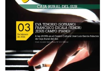 Vuelven este jueves los Conciertos Líricos en Huelva de Fundación Caja Rural del Sur