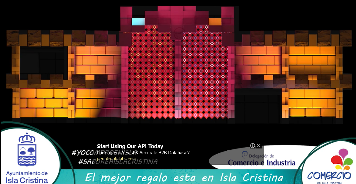 Proyección Online del Video Mupping “El regalo Está en Isla Cristina “