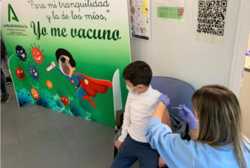 El 49% de la población menor de 12 años en Huelva cuenta con la primera dosis de la vacuna contra el Covid