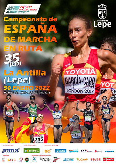 Laura García-Caro disputa en La Antilla el Campeonato de España de Marcha en Ruta