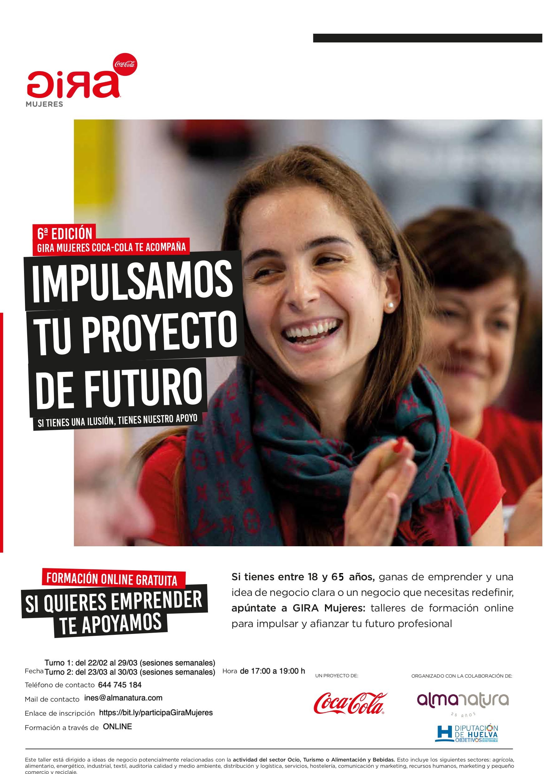 Coca-Cola, Diputación y AlmaNatura difunden por la provincia la VI edición de la Gira Mujeres