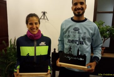 Zakaria Boufaljat y Raquel Gómez ganan la Carrera San Antonio Abad de Trigueros