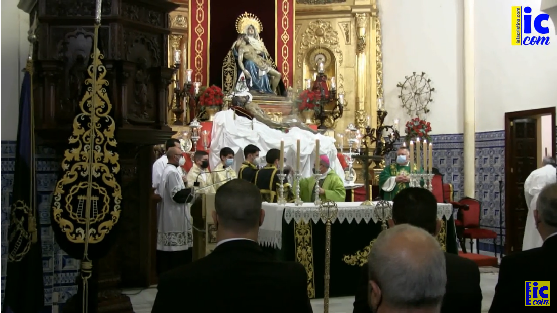 Solemne Misa Pontifical Centenario Hermandad Piedad y Santo Entierro de Isla Cristina