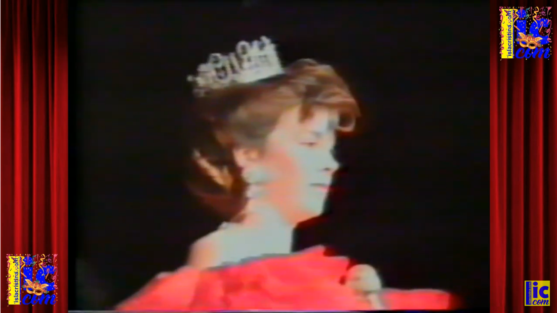 Coronación Juvenil del Carnaval de Isla Cristina, año 1989.
