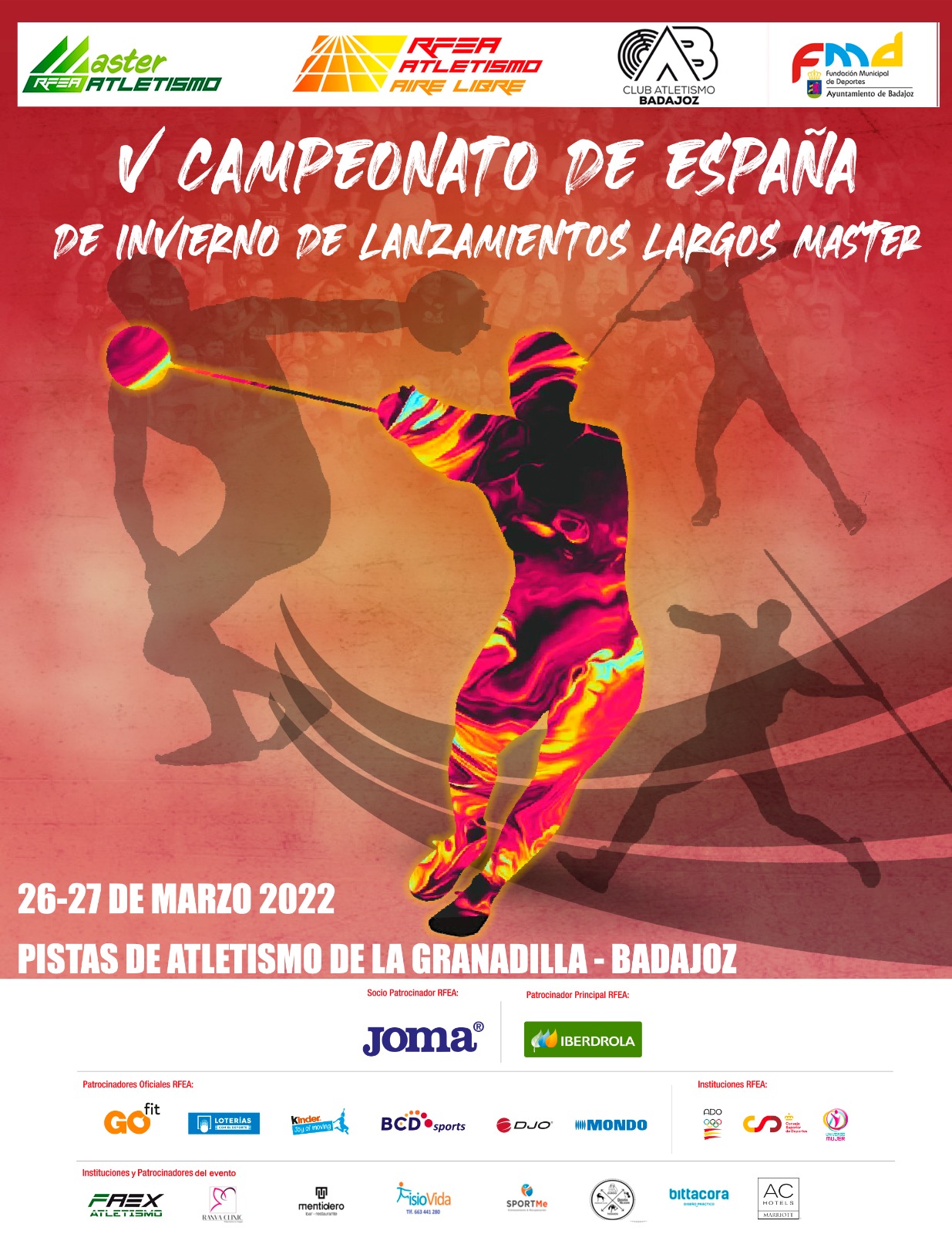 Los isleños Sequera y Palma disputan el Campeonato de España Máster de Lanzamientos Largos
