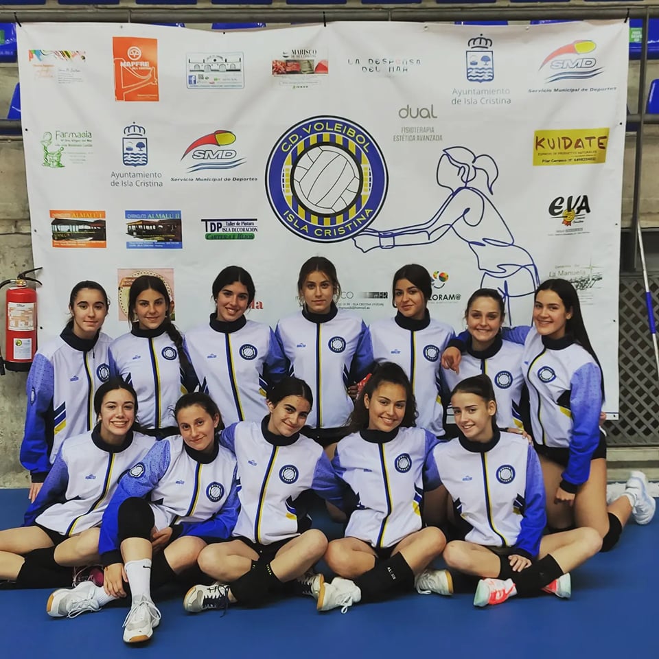 Gran participación de un equipo isleño en el Campeonato de Andalucía de voleibol