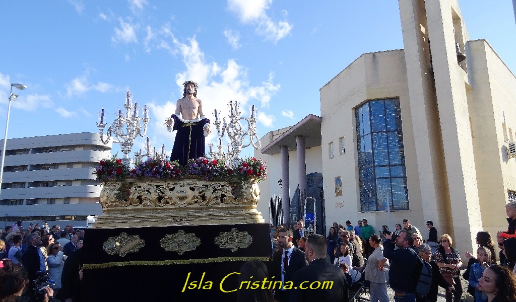 Semana Santa de Isla Cristina 2022. Itinerario Lunes Santos (Cristo de La Humildad)