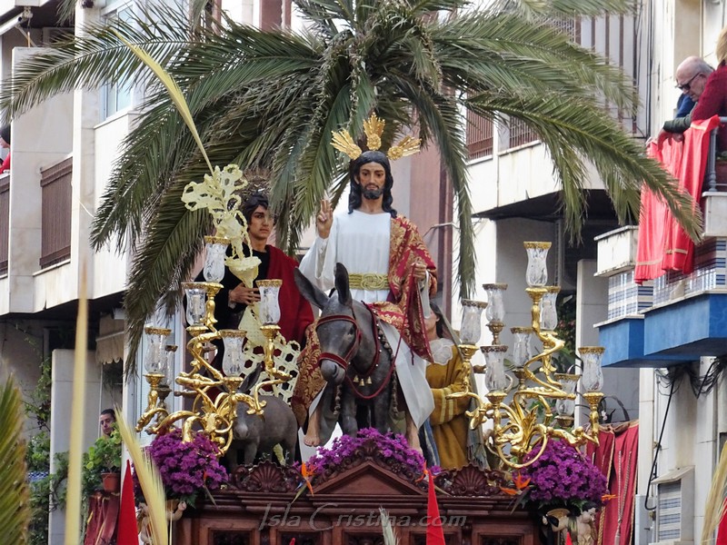 Semana Santa Isla Cristina 2022. Itinerario: Señor de la Mulita.