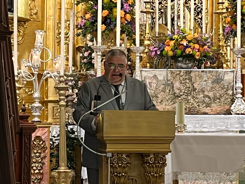 José Manuel Escobar pregona a la Hermandad del Rocío de Isla Cristina