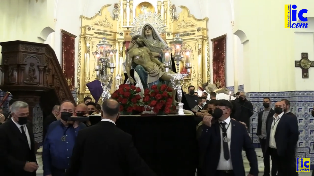 Traslado Piedad y Cristo Yacente – Isla Cristina, 02 04 2022.