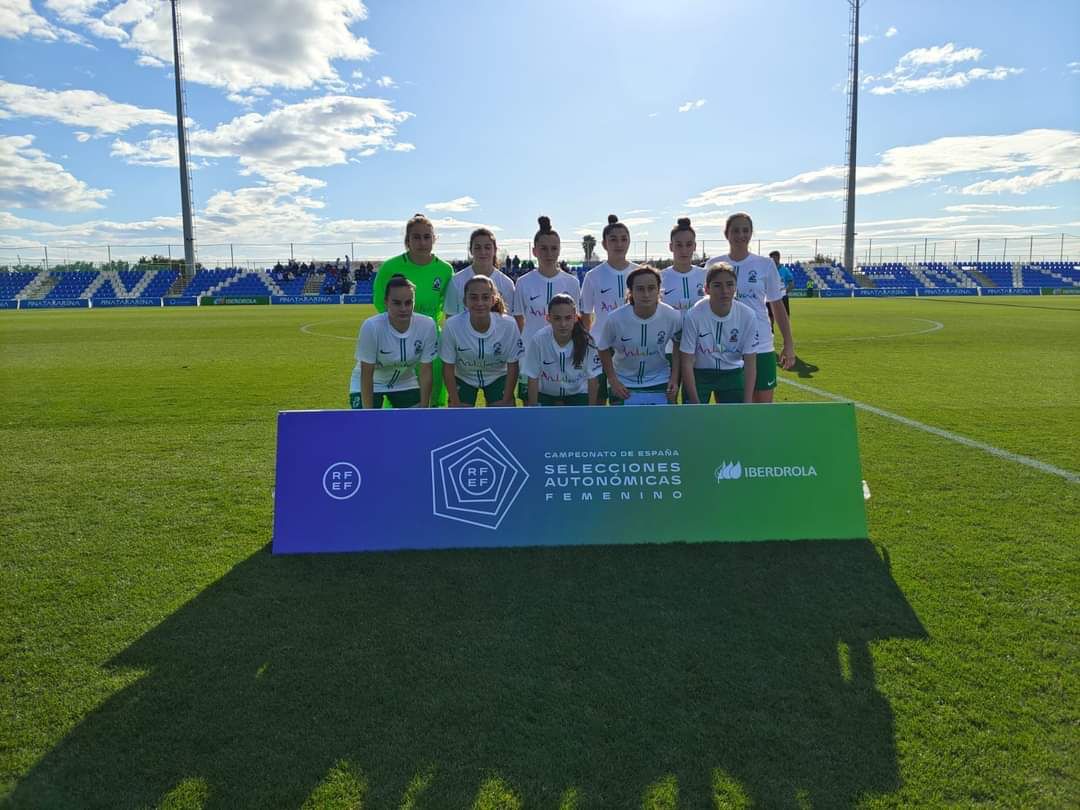Gran debut de María del Mar con la Selección Andaluza Sub15 Femenina que venció por 4-1 a Murcia