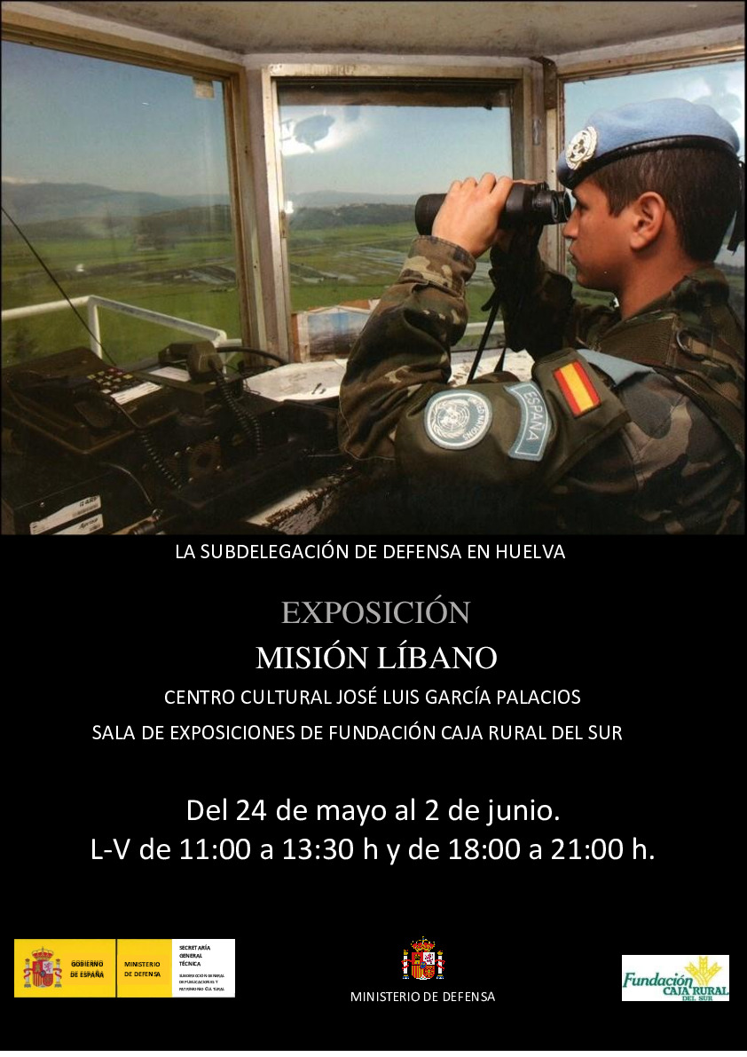 El Ministerio de Defensa muestra en Fundación Caja Rural del Sur la misión de militares españoles en el Líbano