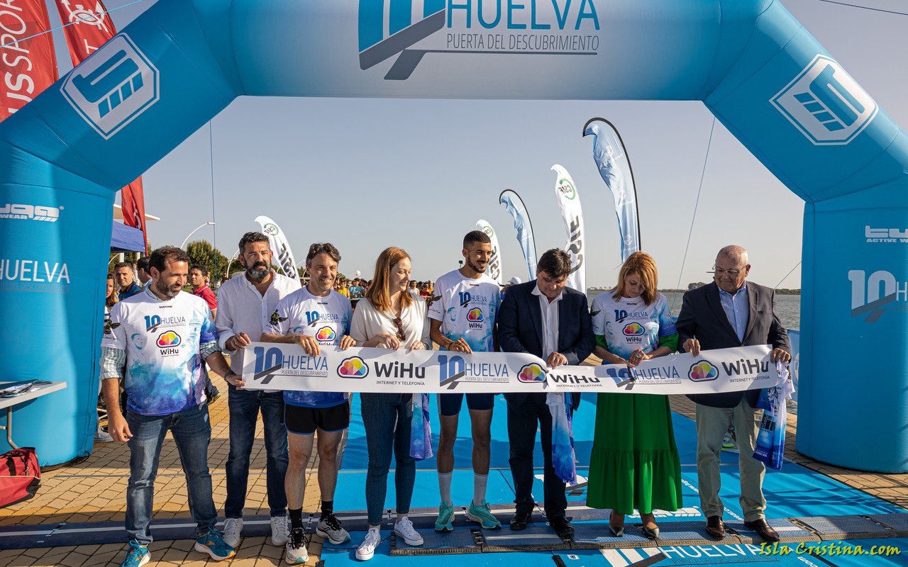 Zakaria Boufaljat y Patricia Isabel VS Marques se alzan con la IV Edición de la 10k Huelva WIHU