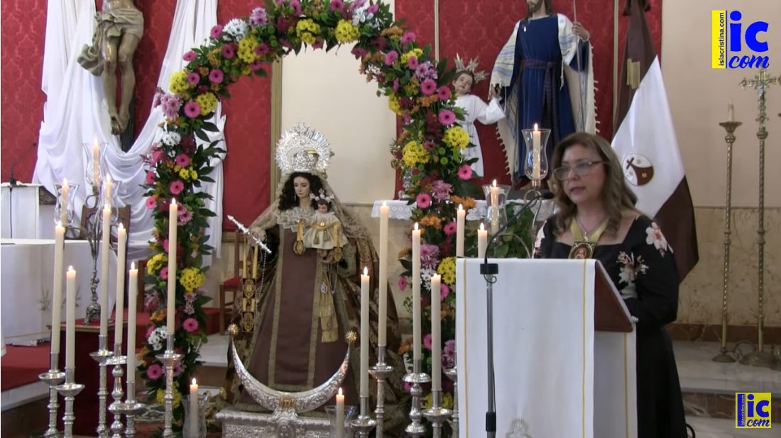 Momentos del Rosario y Letanías a Mª Santísima del Carmen-Parroquia Gran Poder de Isla Cristina.