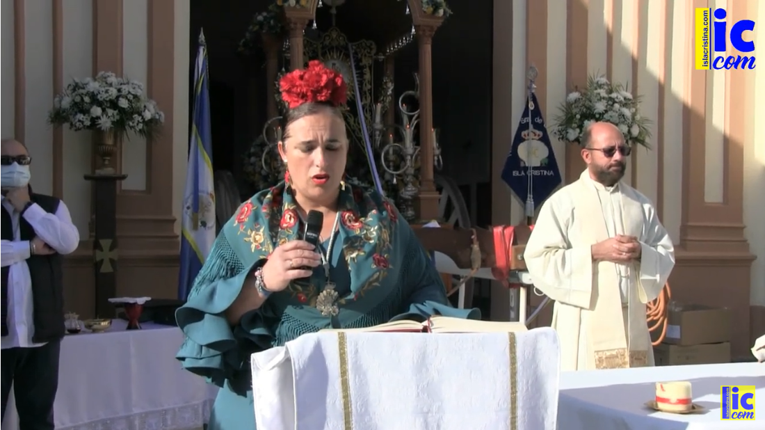 Misa de Romeros y Camino de Ida de la Hdad Filial de la Bella de Isla Cristina hacia Lepe