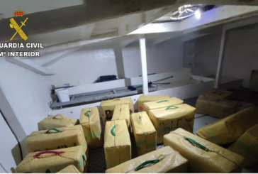 Intervenidos 1.950 kilos de hachís  en una operación con nueve detenidos