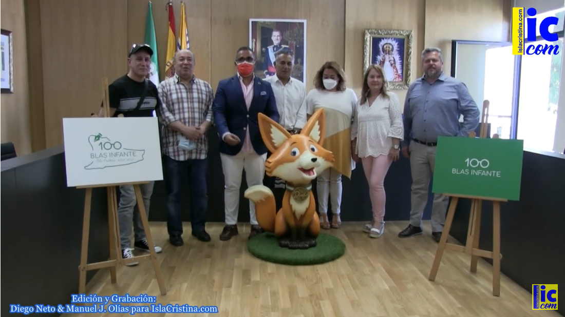 Presentación del Logotipo y la Mascota del Centenario de Blas Infante en Isla Cristina