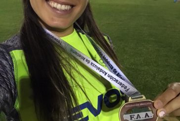Alba Pérez récord de Huelva en 100m en Granada; el benjamín David Quintero podio en Sevilla