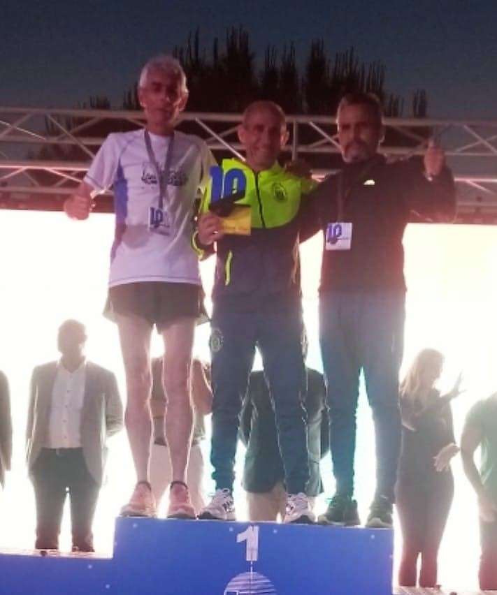 El isleño Joaquín Santos podio M65 en el 10K Huelva “Puerta del Descubrimiento”;