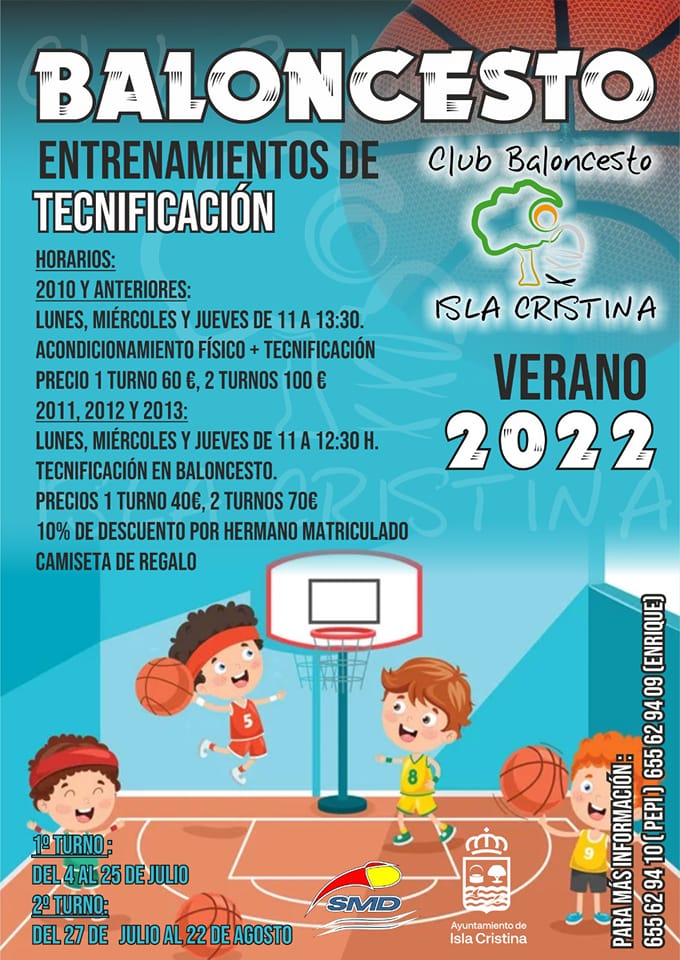 En marcha los entrenamientos de Tecnificación del Club Baloncesto Isla Cristina