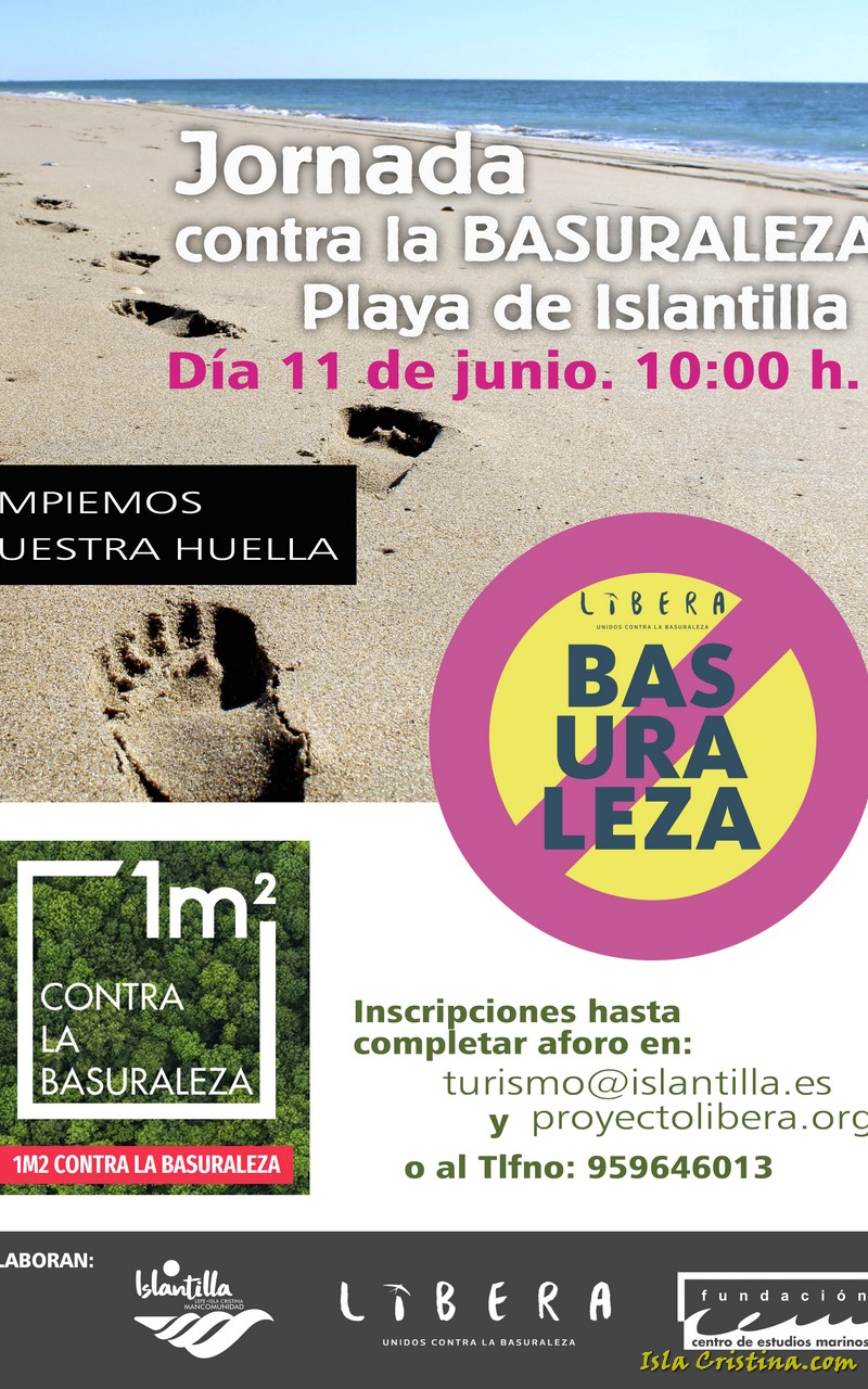 Jornada Contra la Basuraleza en la Playa de Islantilla – Proyecto Libera