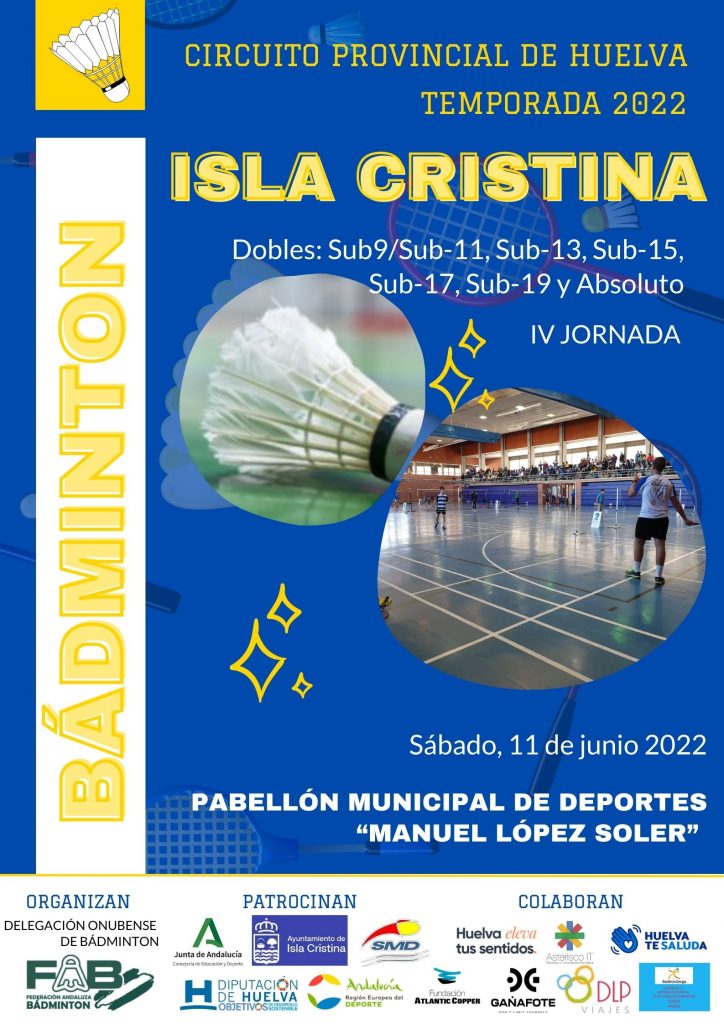 Isla Cristina acoge el Circuito Provincial de Bádminton