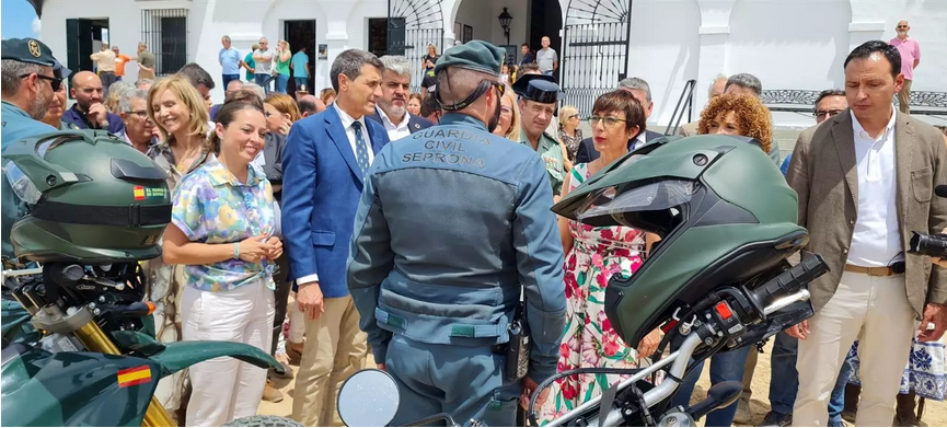Más de 600 agentes de la Guardia Civil participan en el dispositivo de seguridad en El Rocío
