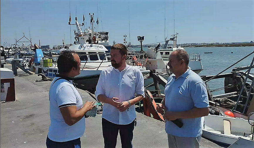Por Andalucía asegura en Isla Cristina que dará “un apoyo real” a la pesca sostenible
