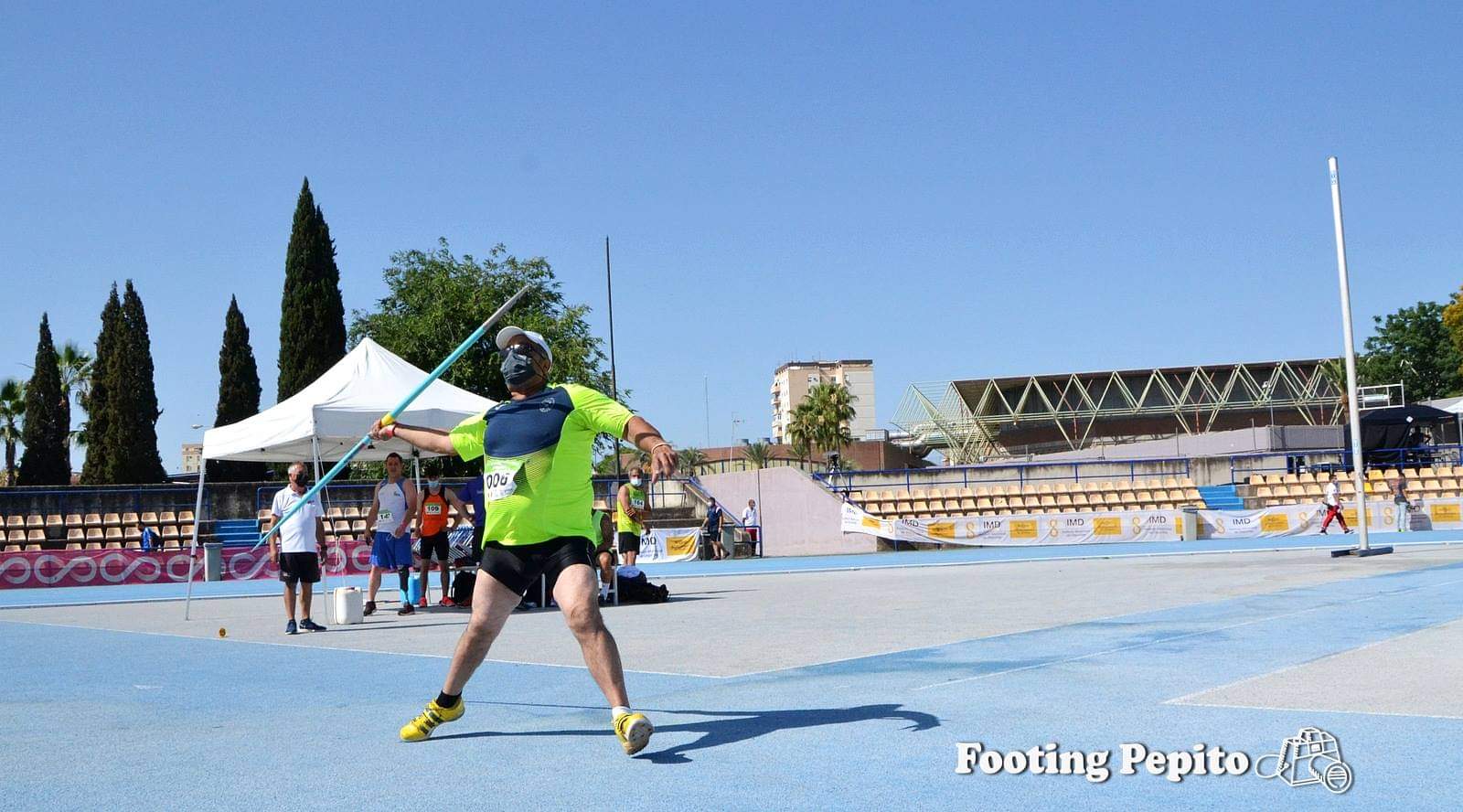 Toni Palma a revalidar títulos al Campeonato de Andalucía de Atletismo para Ciegos en Sevilla