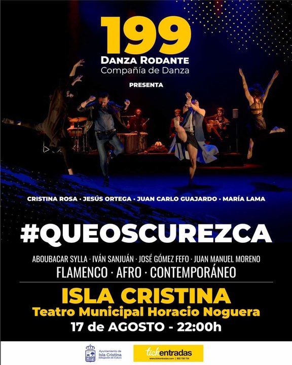 La compañía 199 Danza Rodante actuará en el Horacio Noguera de Isla Cristina