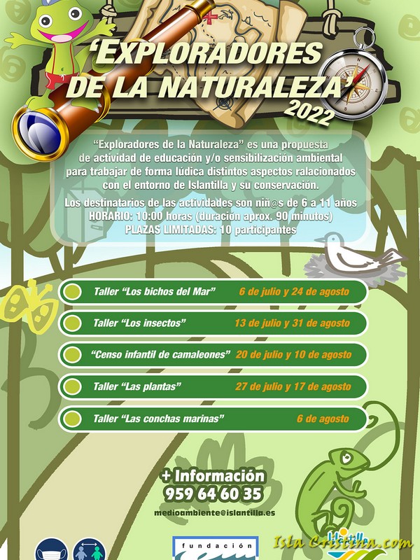 Islantilla pone en marcha sus Talleres de Educación Ambiental ‘Exploradores de la Naturaleza’