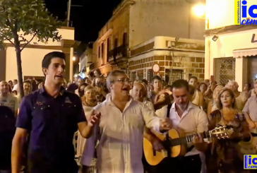 Salve Rociera cantada por Paco González y su hijo Curro; a la guitarra José A. Monclova