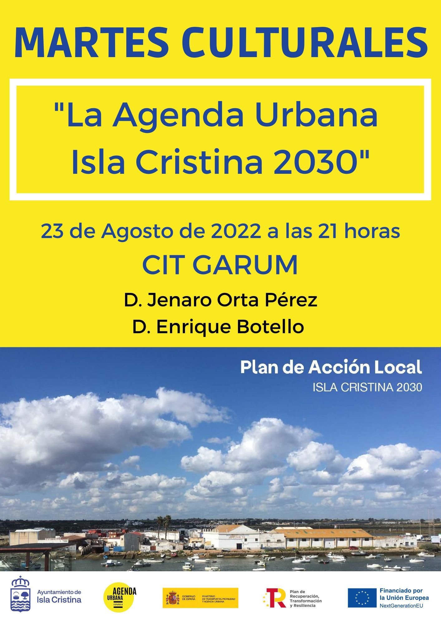 Ciclo Martes Culturales “Agenda Urbana Isla Cristina 2030”