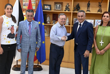 El alcalde de Isla Cristina es recibido por el presidente de la Ciudad Autónoma de Ceuta