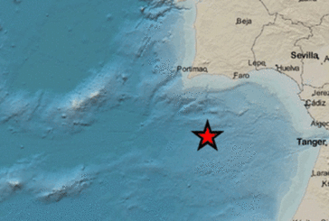 Un Terremoto de 5,4 grados se ha sentido en la Costa de Huelva